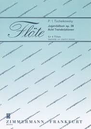 TCHAIKOVSKY P.I. - ALBUM JUVENTUD OP.39 4 FLAUTAS